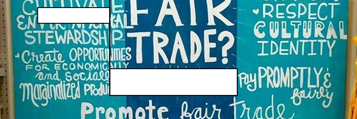 Fair trade sign